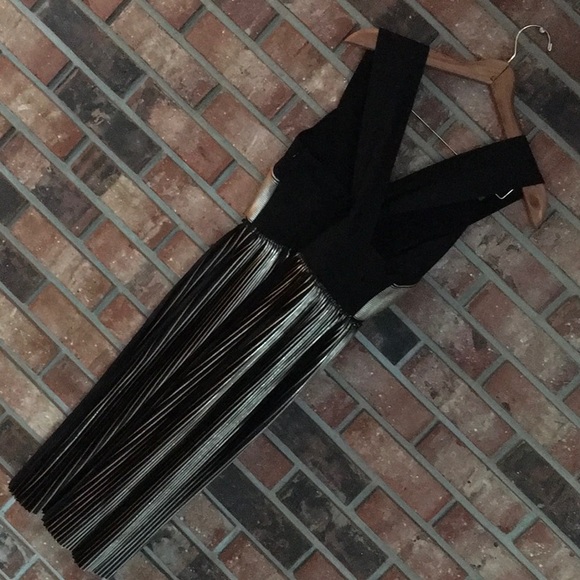 Foil pleated midi - Picture 6 of 8